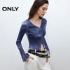 ONLY 2025 Summer V-Neck Two-Way Zip Knit Cardigan