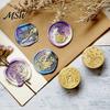 Letter Sealing Tool Brass Wax Seal Stamp Heads, Alphabet Christmas Embossed Vintage Head for Envelope Gift Wrapping Journal Scrapbook Decor Packaging