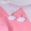 Simple Acrylic Cute Cloud Drop Earrings For Women