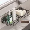 Rustproof Soap Storage Rack Self Adhesive Drainage Soap Holder  Shower Storage