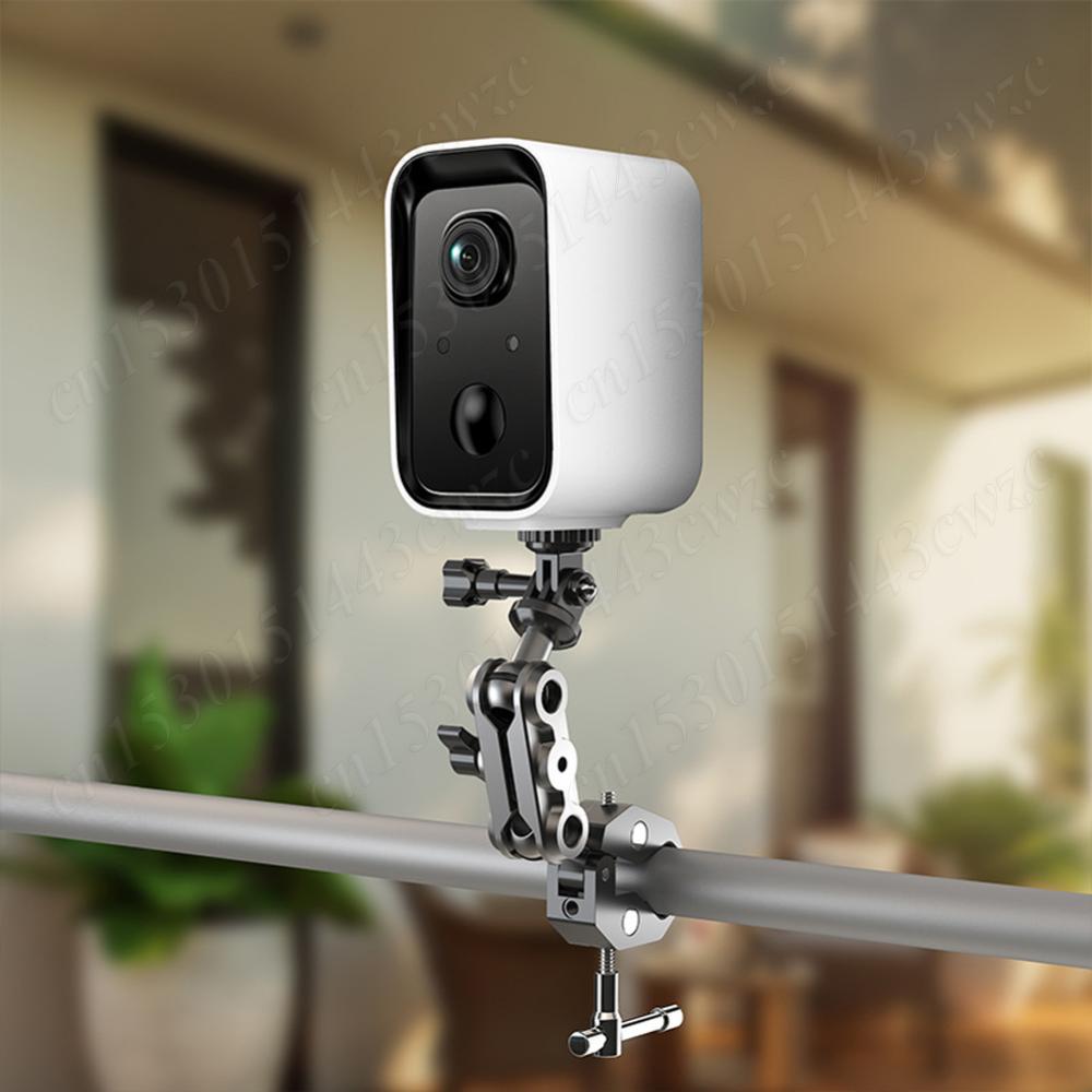 

Bike Camera Holder Aluminum Alloy Motorcycle Metal Stand 360°Ball Head Bicycle Cycling Clip for Round Bar Square Bar Tabletop China Mainland