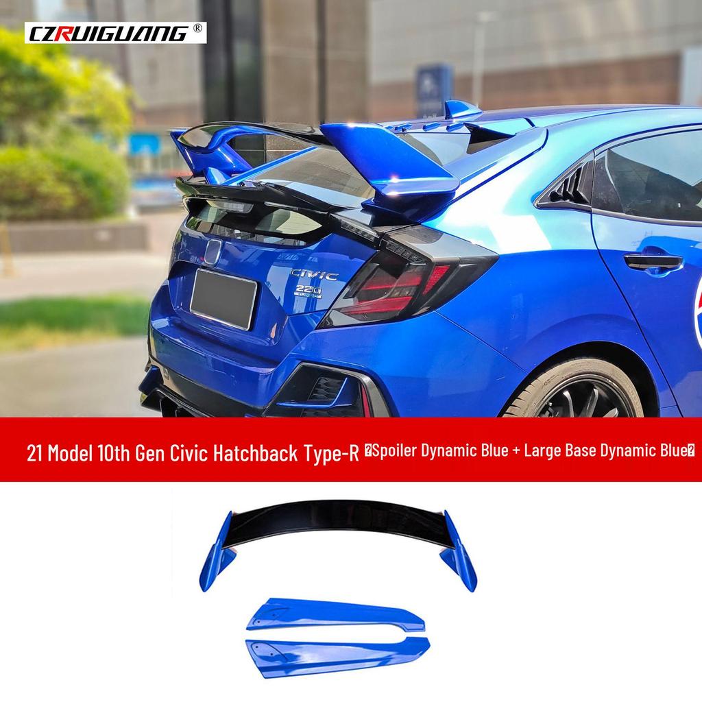 Kit Spoiler Posteriore e Deflettore Tetto per Civic Sedan Type R 16-20 Gen