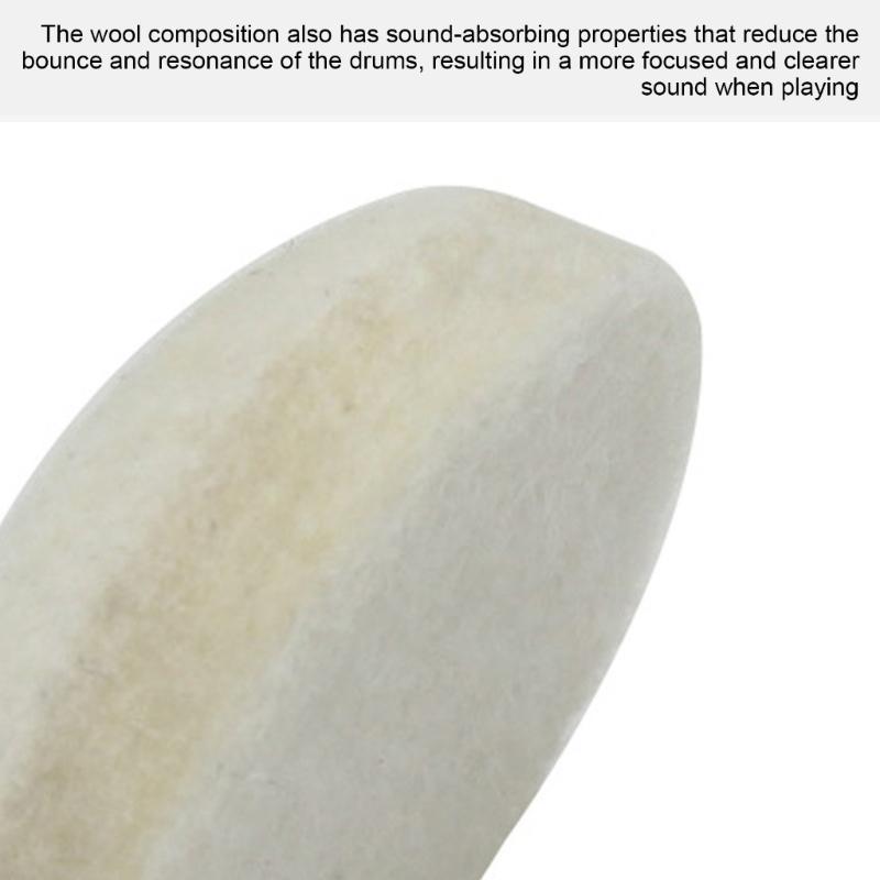 Felt Drum Beater Pedal Mallet Drum Percussion Drum Head Drum Practice Drum Pad
