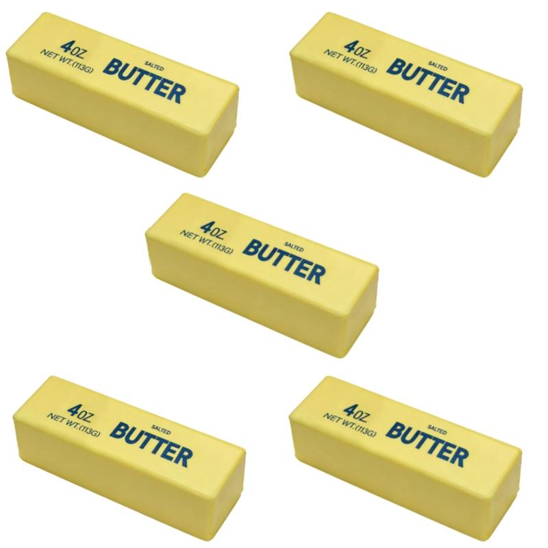 Butter Stick Squishy Fidget Toys Funny Squeeze Elastic Cheese Toy Unzip Slow Rise Squeeze Prank Children's Birthday Gift