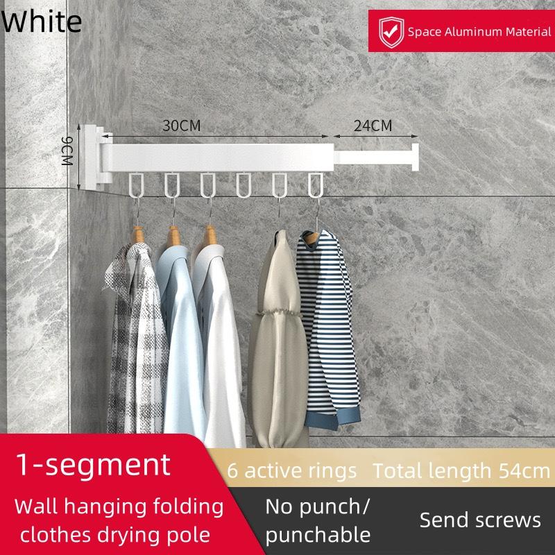 Wall Mounted Retractable Foldable Space Aluminum Drying Rack Clothing Rack Space-saving Helper Comforter Sheet Drying Racks for Home