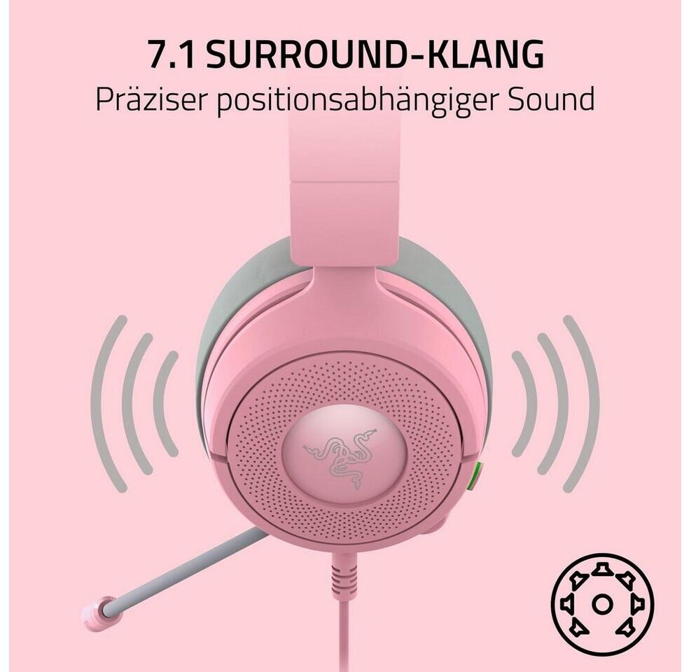 Игровая гарнитура Razer Kraken Kitty V3 X Quartz розовый