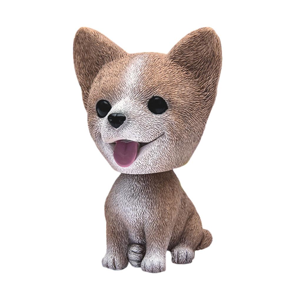 Exquisite Craft And Unique Head Nodding Puppy For Car Interior Or Home Shaking Head Puppy Ornaments