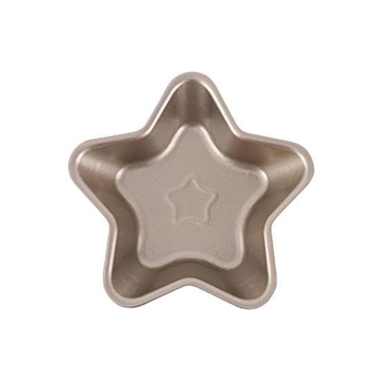 

Форма для торта, многофункциональная, высокая прочность, долговечная, полезная, сделай сам, мультяшное сердце, инструмент для приготовления десерта, кухонные аксессуары Pentagram золотистый