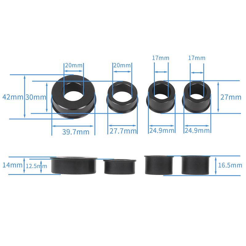 MOTO4U For YAMAHA R7 2022 2023 2024 Aluminum Racing Wheel Spacer 4PCS Motorcycle Accessories Driven Captive Spacer
