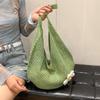 Trendy Hollow Out Weave Straw Bag Bohemian Beach Handbag Hollow Tote Bag Large Capacity Shopping Beach Bag
