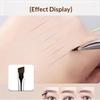Double Makeup Brush Eyelash Brush And Blade Eyeliner Brush Fine Oblique Head Eyebrow Brush Outline Eyeliner Shadow Brush