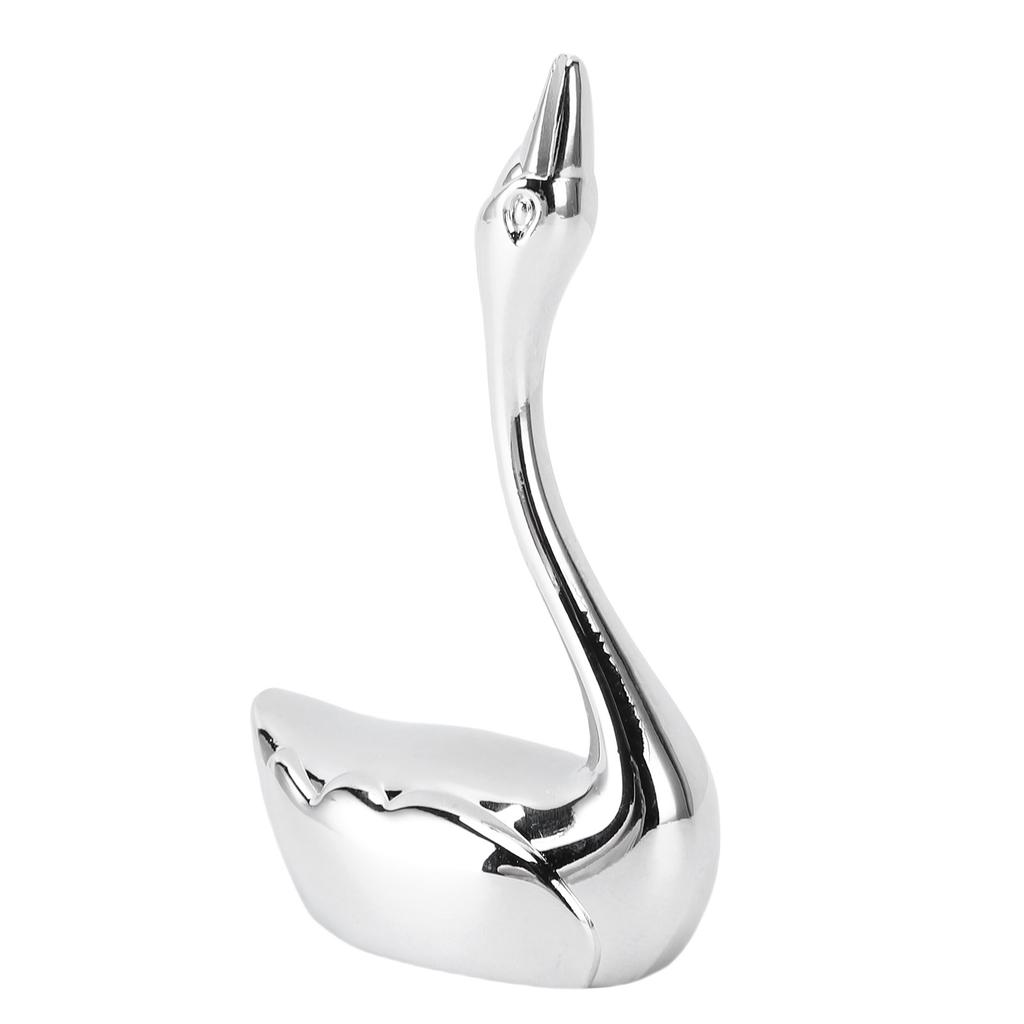 Swan Chopstick Rest Stainless Steel Exquisite Decorative Chopstick Spoon Fork Holder for Dining Table