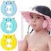 Ear Protection Adjustable Portable Bath Head Cover Hair Wash Hat Baby Shower Cap Shampoo Shield