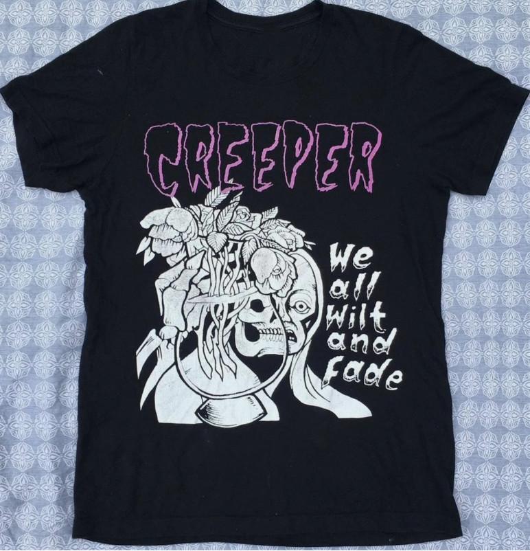 Коллекция группы Creeper Подарок для фаната Полный размер S5XL Футболка Унисекс Футболка XXXL