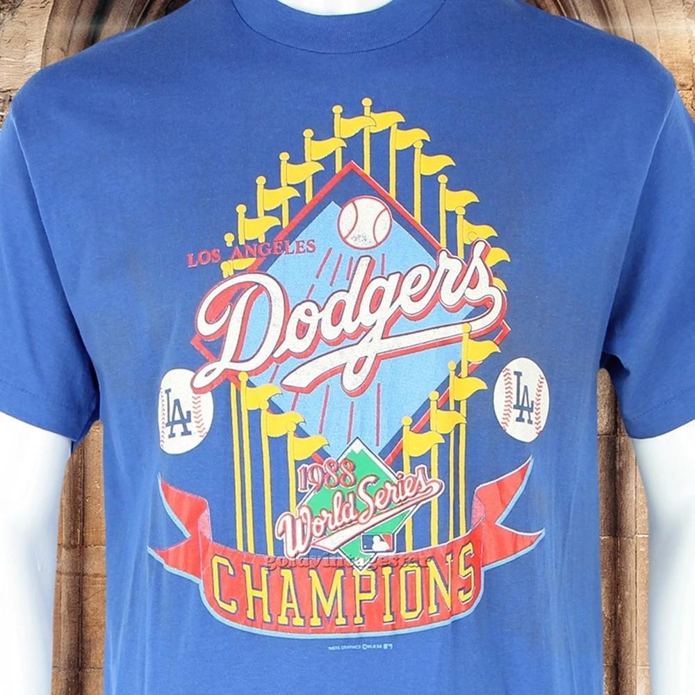 Винтажная футболка Los Angeles Dodgers Чемпионы Мировой серии 1988 S-5XL Унисекс M