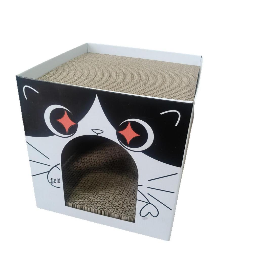 Yao Artisan Corrugated Cardboard Cat Bed & Scratcher