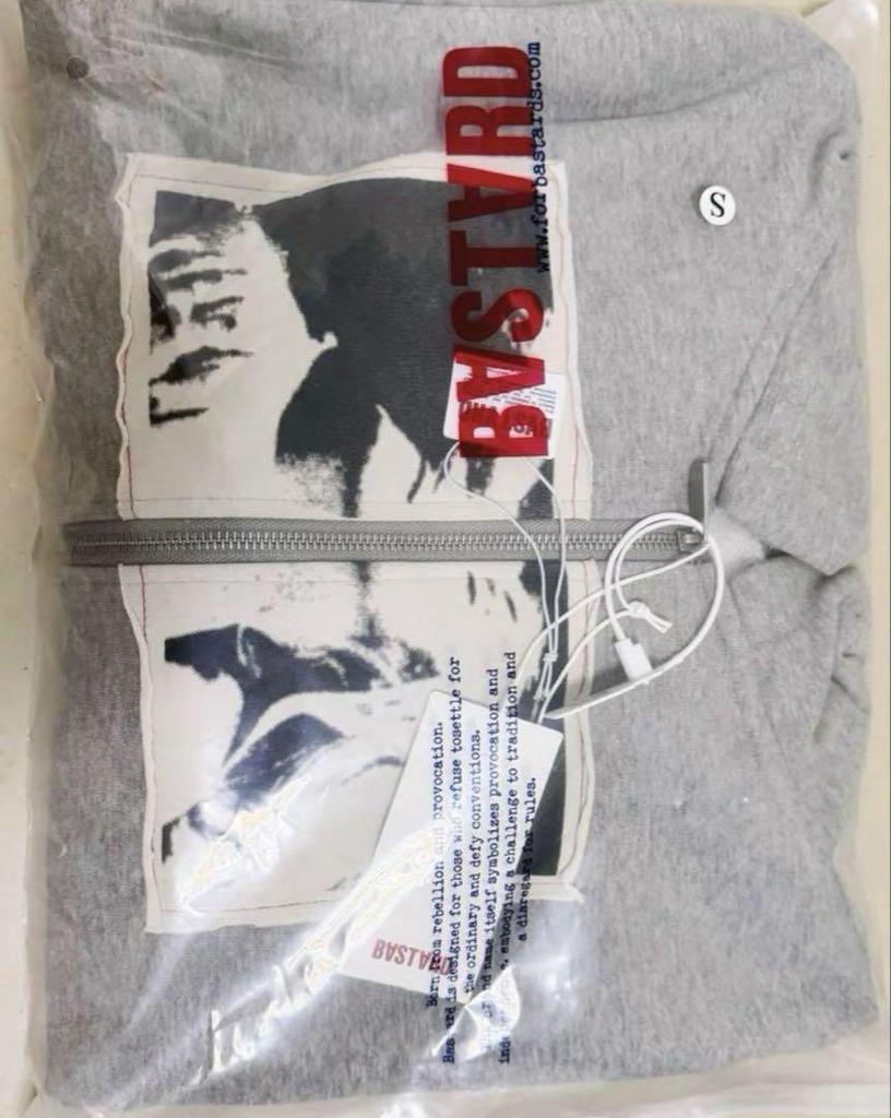 [USED] bastardPUNK PRINT APPLIQUE HOODIE Worn by Niki