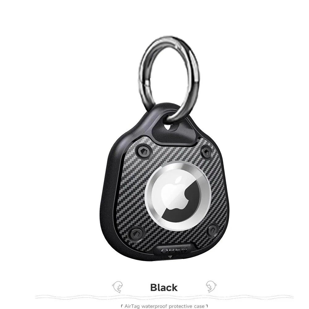 Husă Compactă Impermeabilă pentru AirTag pentru Tracker de Poziție Apple Airtag Cheie Animal de Companie Trei Huse Protectoare Design Durabil și Portabil