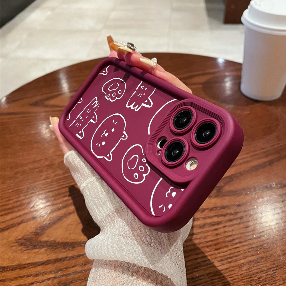 

LZ12 кот милый мультяшный силиконовый чехол для телефона Samsung A15 A35 S24 S23 Ultra S22 S21 Plus S20 FE A05 A06 A54 A55 A53 A14 M15 противоударный задний чехол Samsung M23 5G