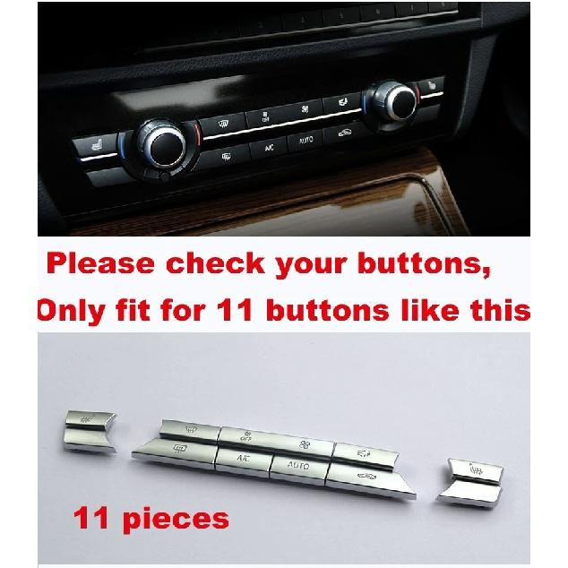 Car Heater Climate Control wind Volume air conditioning Switch Fan Button Cap Cover for BMW 5 6 7 X5 X6 F10 F11 F06 F01 F15 F16