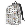 One Piece All Logos Backpack for Men Women Fashion Student Work Daypack One Piece Laptop Shoulder Bag Sports