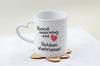 Golden Retriever - cup with a dog, adorable cup with a heart-shaped handle, universal gift from the Art-Dog brand