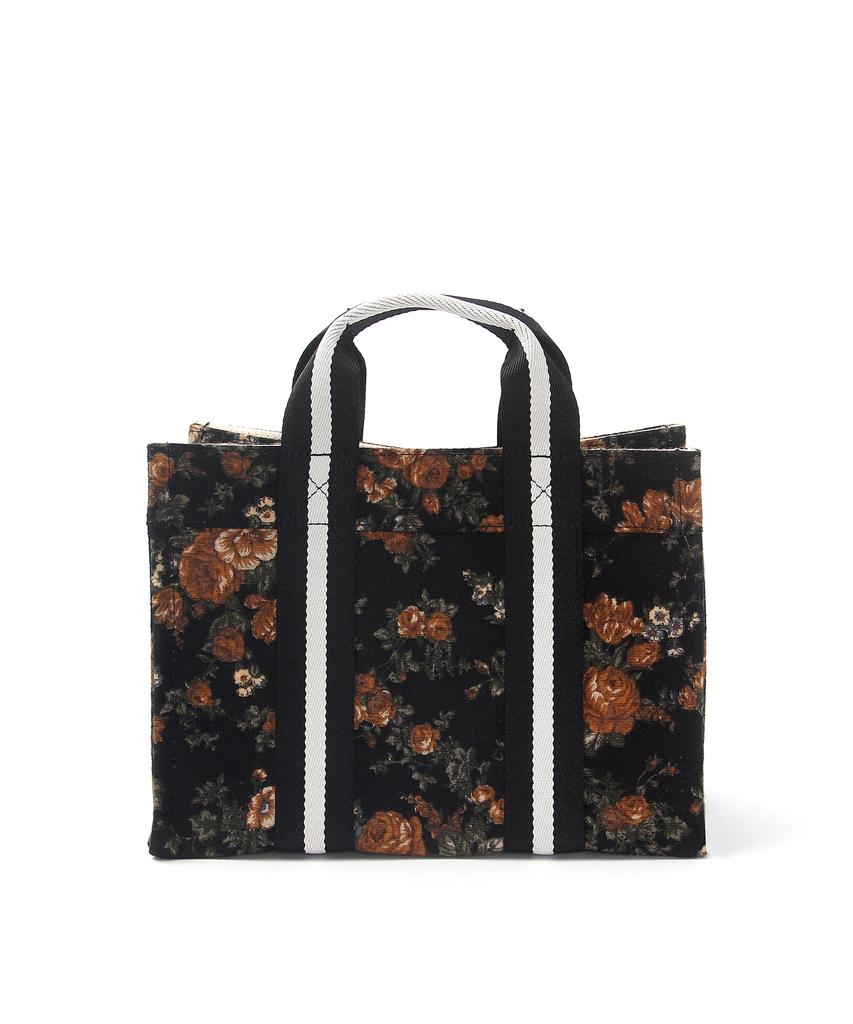 Oror Book Tote Bag 001 Flower Black