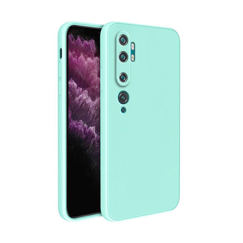 

Оригинальный мягкий чехол для Xiaomi Mi Note 10 CC9 Pro CC9E A3 Lite квадратный жидкий силикон Note10 10Pro роскошный противоударный чехол Fundas Xiaomi Note 10 Pro светло-зеленый