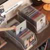 Cd Disc Rack Desktop Disc Black Vinyl Record Magnetic Tape Display Storage Rack Collection Storage Album Storage Box