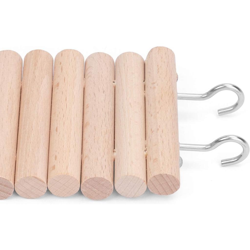 Wood Hamster Suspension Bridge Toy, Long Climbing Ladder for Dwarf Hamster Mice Mouse Gerbils and Other Small Animals