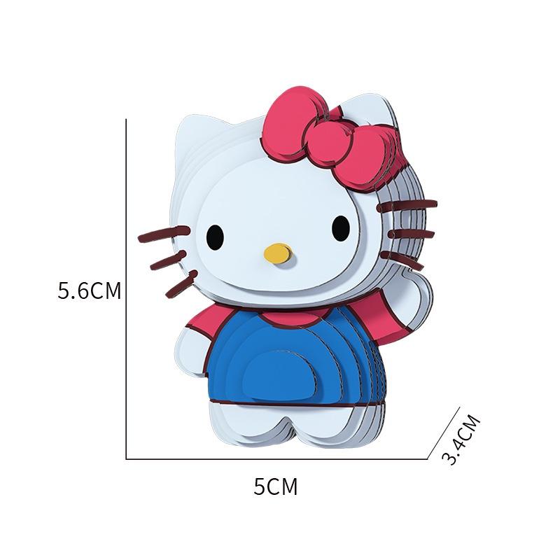 Cute Cartoon Sanrio 3d Paper Puzzle Toy For Children Wholesale