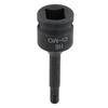 Adapter nasadki 80 mm Klucz pneumatyczny Czarny Wiertarka elektryczna Głowica sześciokątna Nasadka sześciokątna