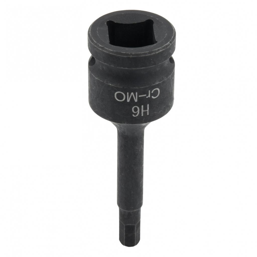 Adapter nasadki 80 mm Klucz pneumatyczny Czarny Wiertarka elektryczna Głowica sześciokątna Nasadka sześciokątna