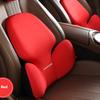 Must-Have for Driving Comfort! Premium Memory Foam Lumbar Support Cushion - Ergonomic Back Pillow for Car Seat with Removable Breathable Cover