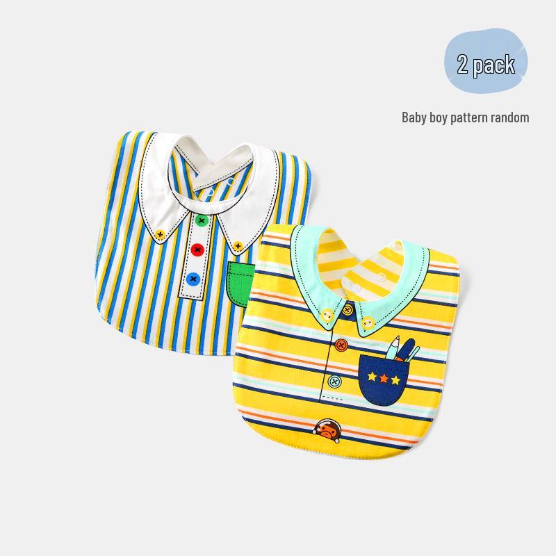 Водонепроницаемый хлопковый марлевый слюнявчик и шарф-воротник для новорожденных – Унисекс, Осень/Зима