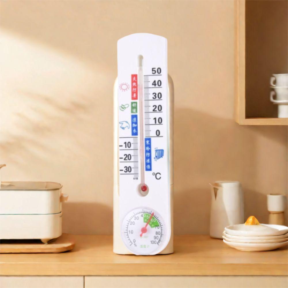 Wall Mounted Hygrometer Easy-to-Read Scale Humidity Meter Durable Temperature Meter  Household