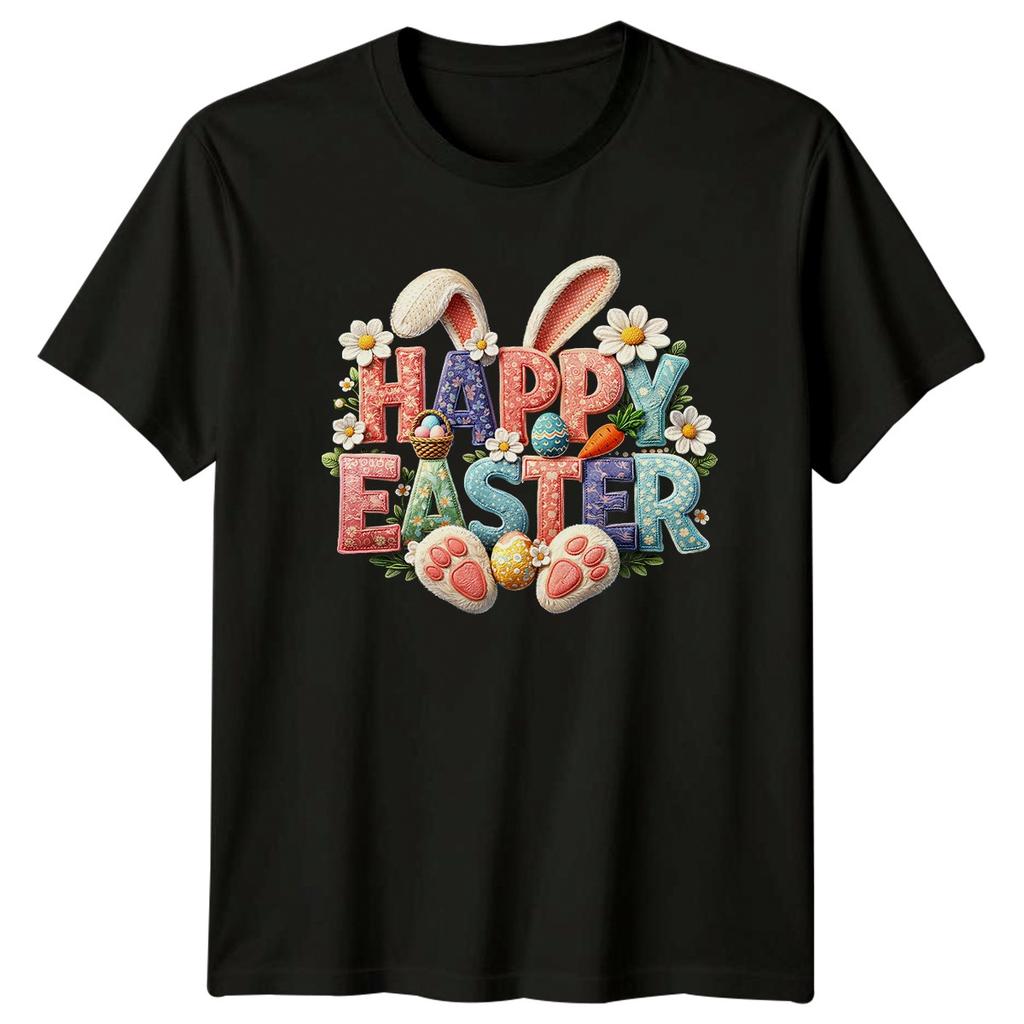 Happy Easter TShirt Bunny Feet Holiday Easter Gift For Him And Her