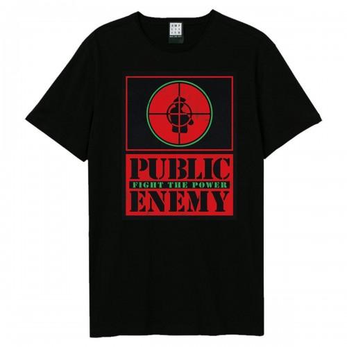 Amplified Unisex Adult Fight The Power Target Public Enemy T-Shirt