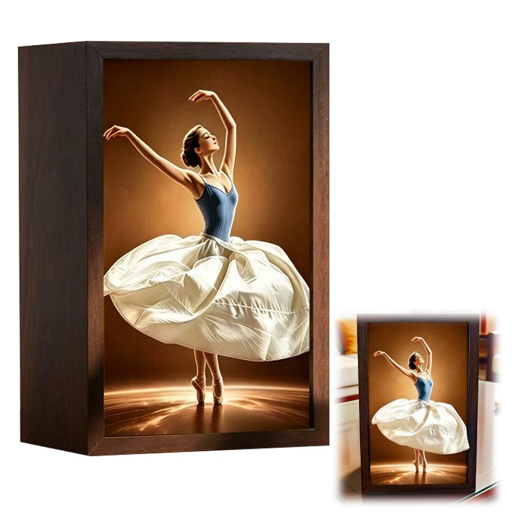 Ballet Girl Tissue Box Multifunctional Pull-Out Tissue Box For Desktop Dining Table Bedside Cabinet