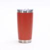 20oz Double Wall Vacuum Insulated Stainless Steel Travel Mug Car Office Home - Lightweight Portable Cup With Press Lid