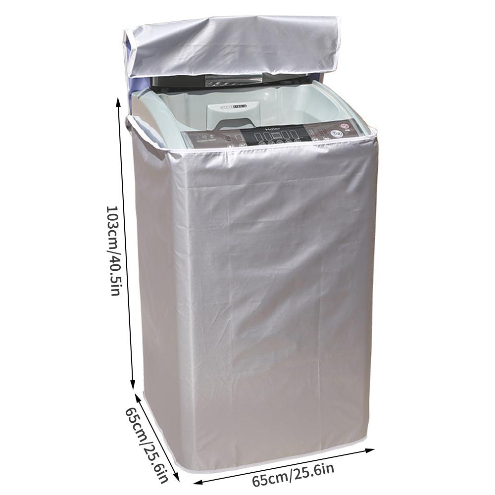 1PC Washing Machine Cover Waterproof And Sun-Proof Protective Cover For Universal Use With Wave Motors