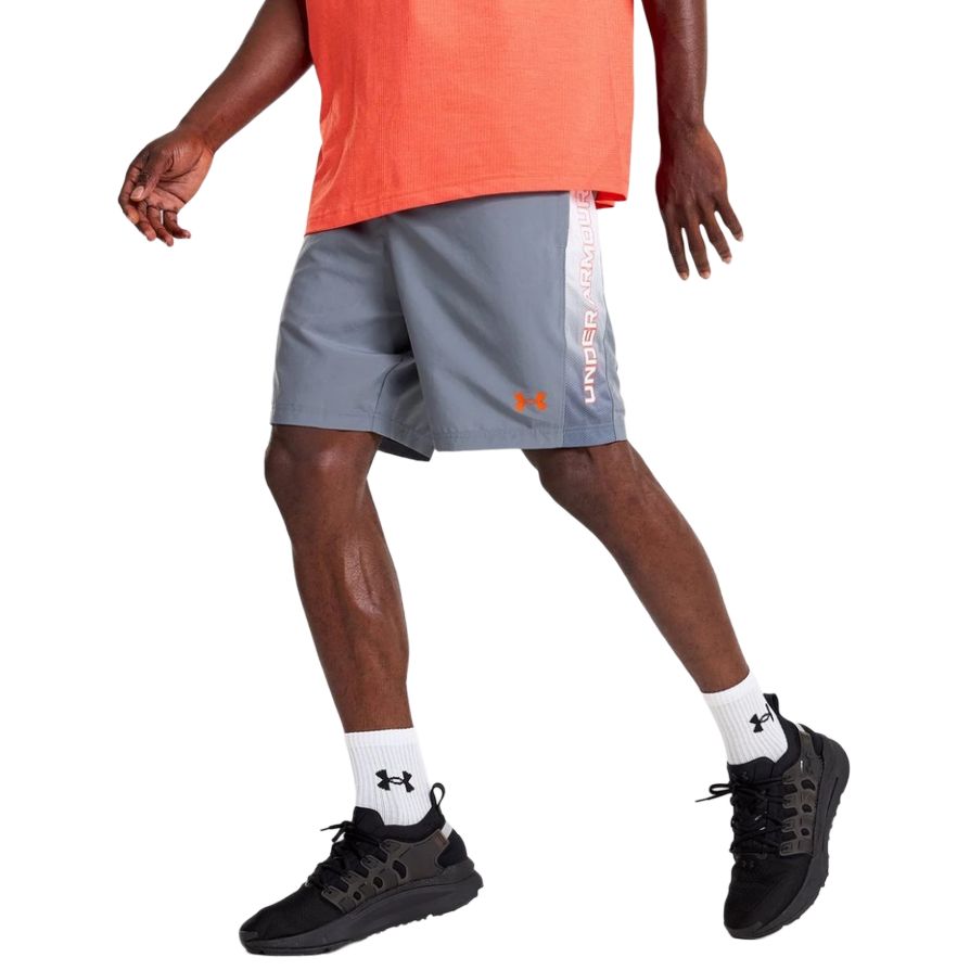 Under Armour Woven Fade Training Shorts Men shorts Titan-Gray 6012705-024