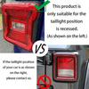 2Pc ABS Tail Light Lamp Guard Protector Cover Bezel for 2018-24 Jeep Wrangler JL