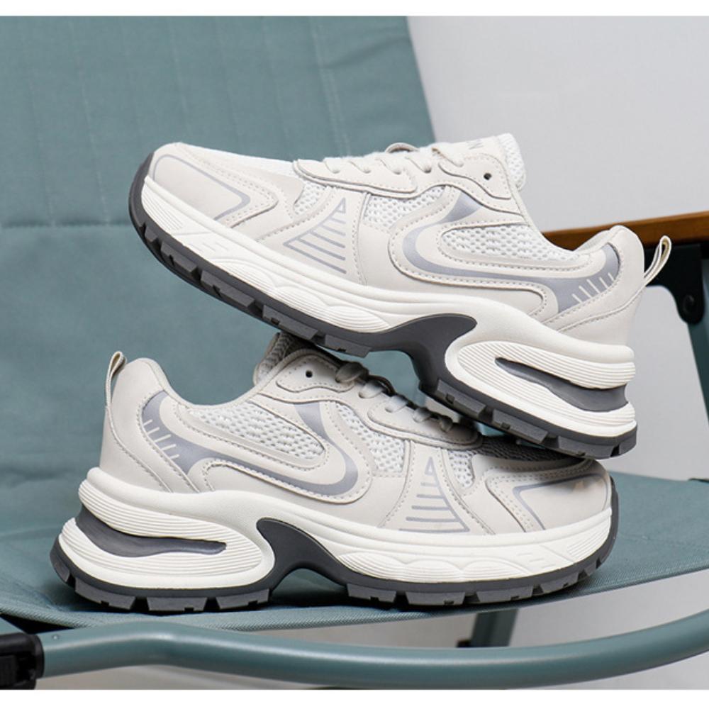 Nuevos zapatos deportivos y de ocio transpirables de malla para estudiantes