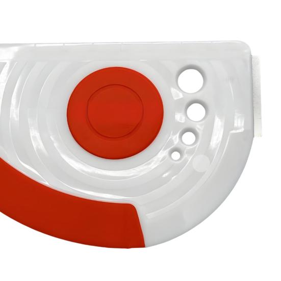 5-in-1 Flexible Silicone Bowl Scraper Dough Cutter And Herb Stripper Kitchen Baking Tool with Measurement Marks