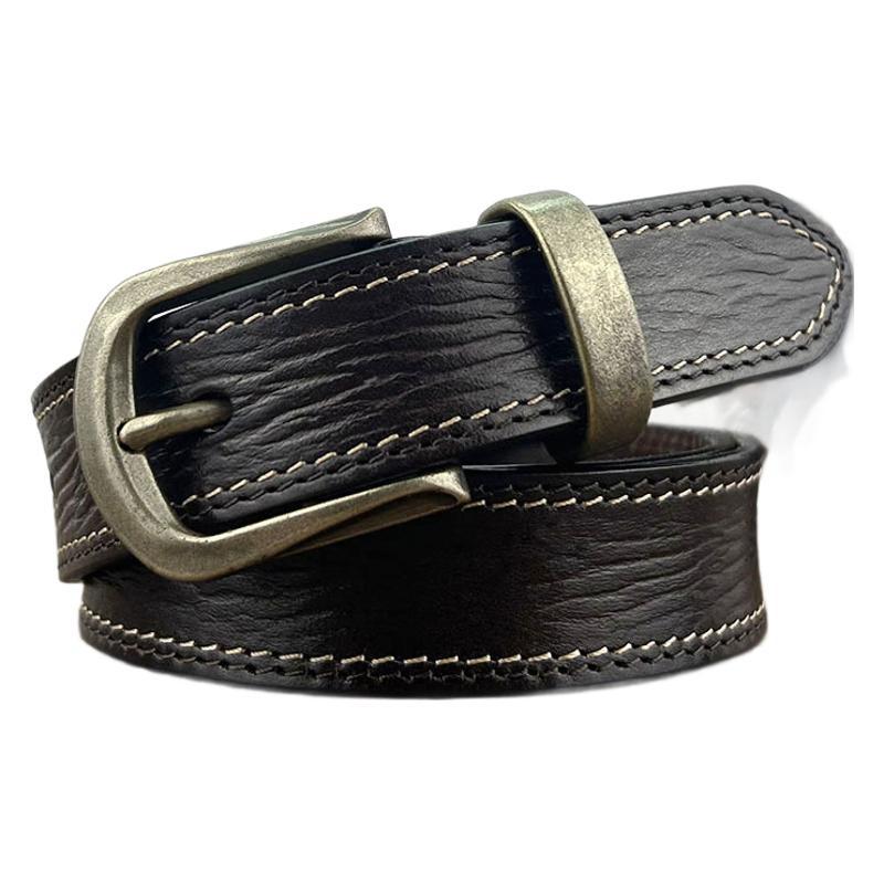 Handmade Retro Women'S Autumn And Winter Jeans Belt First Layer Cowhide High-End Fashion Leather Belt Style