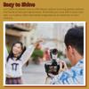 Godox Lux Cadet Retro Camera GN10 with 7 Levels of Flash Optical CCT for and Olympus Cameras Flash, Power, S1/S2 Control, 6200K±300K Sony, Fuji,