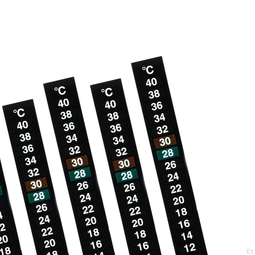 5pcs Aquarium Fishing Tank Temperature Sticker Centigrade