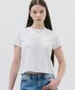 Damiswi Basic Semi Crew Neck T-Shirt_White