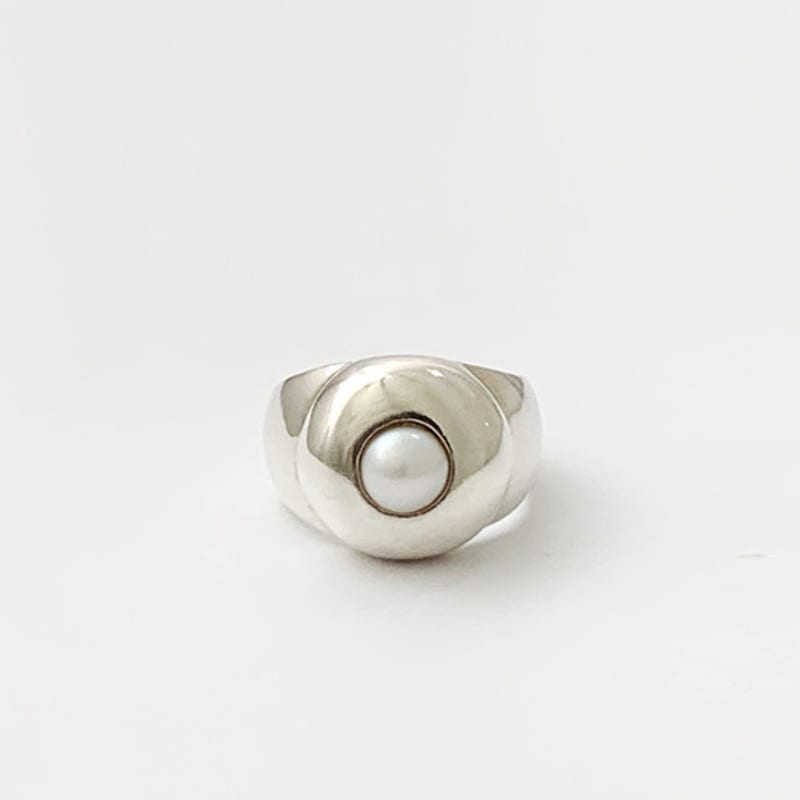 MARSBOM Rosalie Pearl Silver Ring